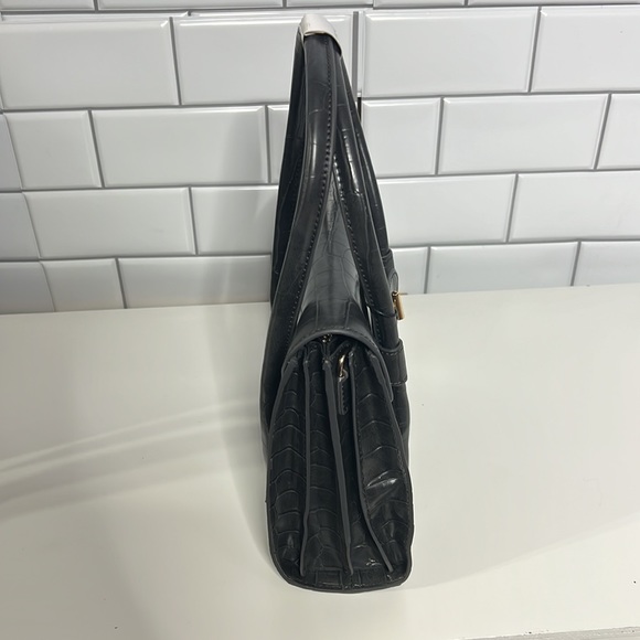 Zara mock croc double strap city bag - Picture 5 of 15